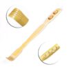 2 Pcs Wooden Back Scratcher & Massage Stick – Long Handle Backscratching Sticks with Roller for Itch Relief & Body Relaxation - Image 2