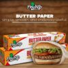Prowrap Butter Paper – 9" x 14" Precut Sheets (30 Pcs) | High-Quality Waterproof & Grease-Resistant Food Wrap | Thicker Than Market Standard - Image 2