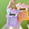 Mini Calculator Keychain – Cute Pink Kawaii Cartoon Portable Calculator | School & Student Supplies, Stationery Gift (Random color) - Image 3