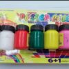 Poster Colours 6+1 Pack with Free Brush – Multi-Purpose Watercolor Set for Art