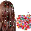 30 PCS Baby Girls Hairpins – Cute Candy Color Mini Hair Clips & Hair Braids Beads Set (Random Color) - Image 2