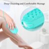 Bubble Bath Brush – Double-Sided Silicone Body Brush with Quick Foaming Sponge