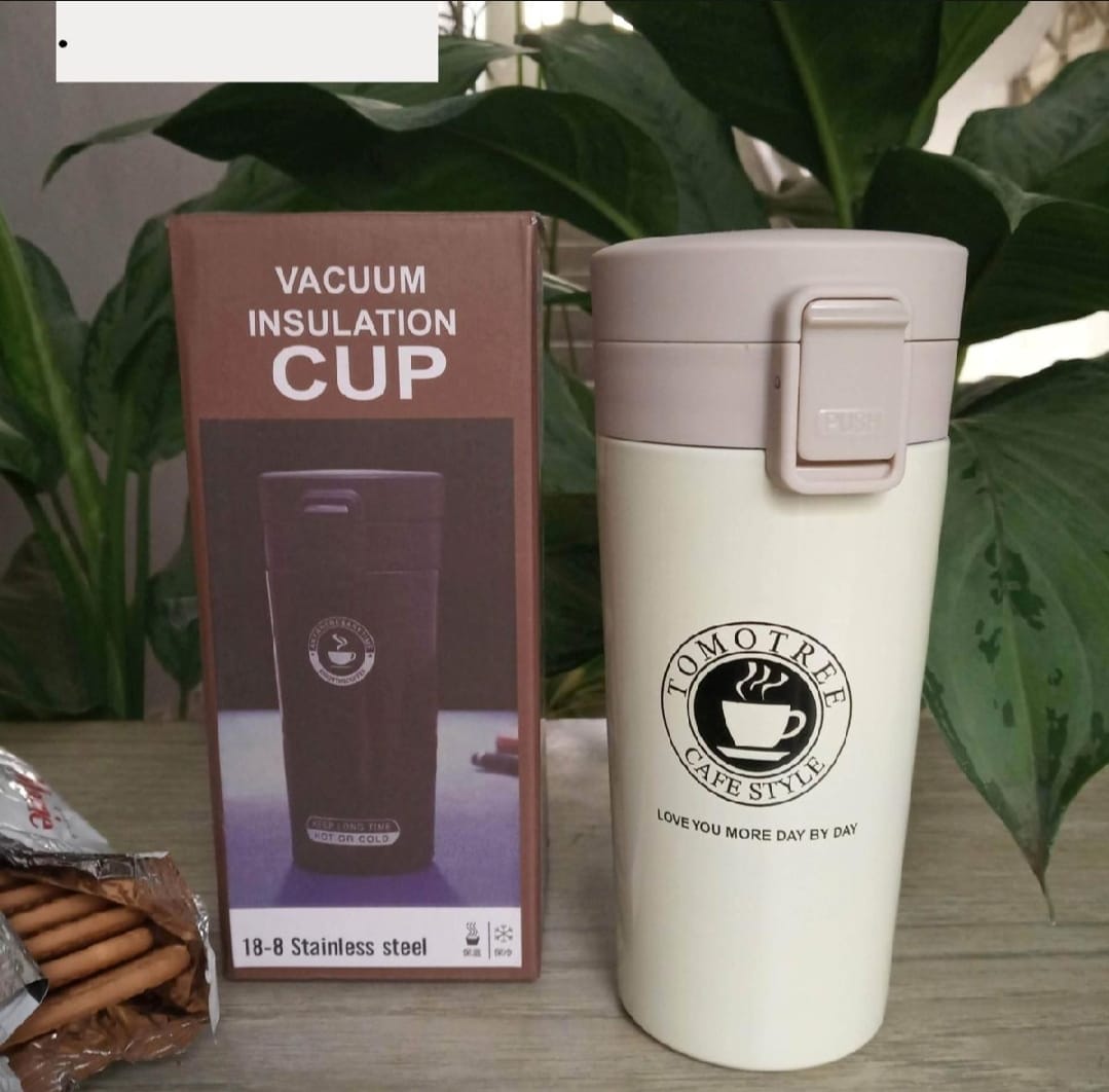 Hot & Cold Stainless Steel Vacuum Flask – 380ml | Double Wall Insulated Water Bottle | Leakproof Coffee & Tea Thermos Travel Mug (Random Color) - Image 4