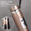 1000ml Large Capacity Stainless Steel Thermos Bottle – Hot & Cold Vacuum Flask Water Bottle (Random color & sticker)