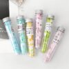 Outdoor Portable Hand Washing Disposable Soap Paper Flakes – 100 PCs in Flower Tube Bottle (Random color) - Image 4