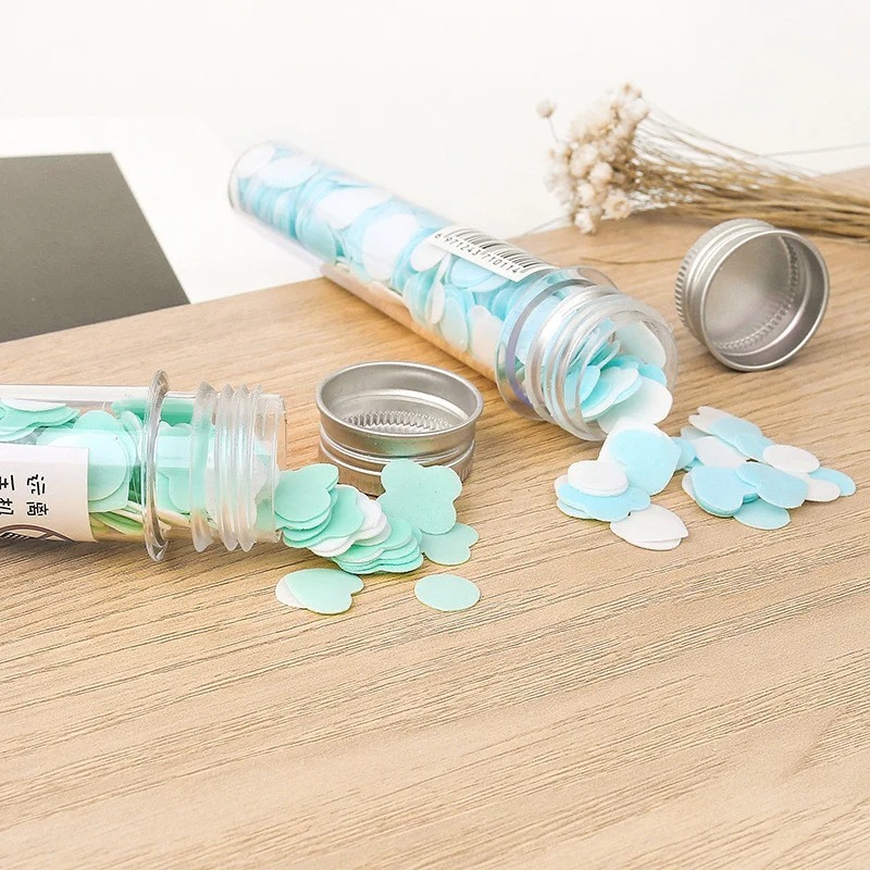 Outdoor Portable Hand Washing Disposable Soap Paper Flakes – 100 PCs in Flower Tube Bottle (Random color) - Image 2