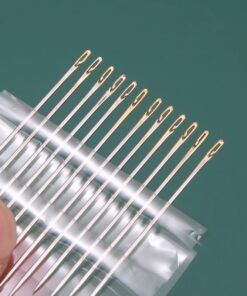 Multi-Size Stainless Steel Darning Sewing Needles – Side Opening Hand Sewing Tools for Household Use