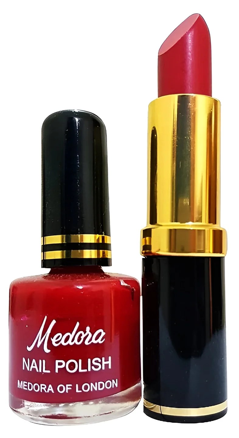 Includes 1 Lipstick & 1 Nail Polish (Shade Red