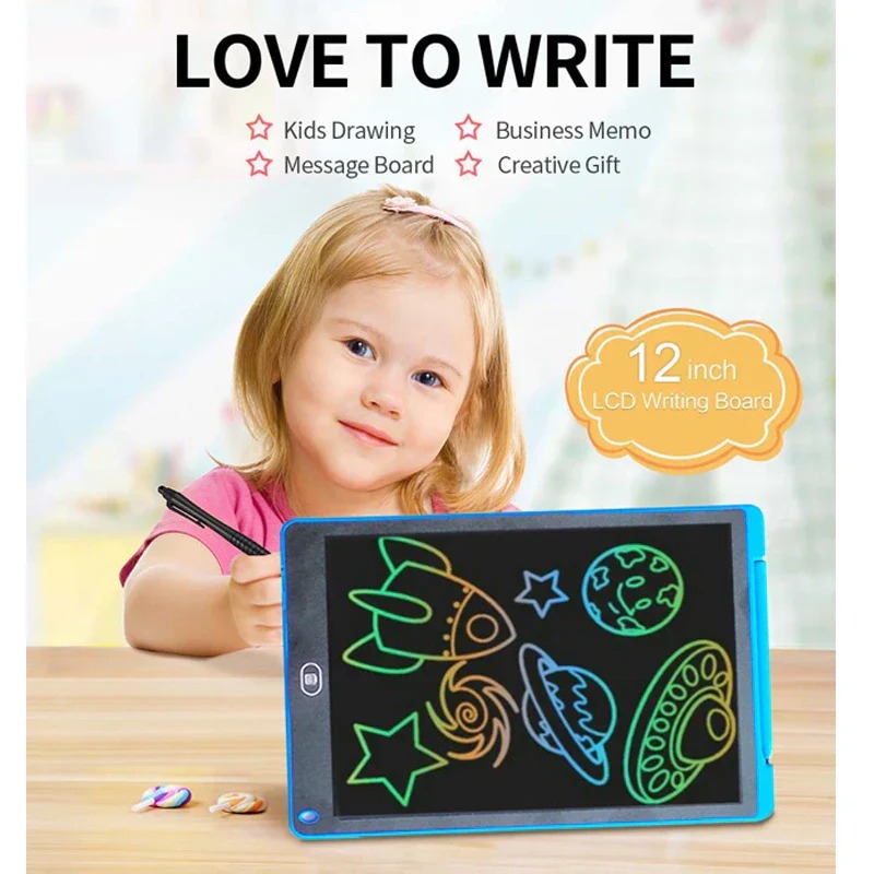 8.5 Inch LCD Writing Tablet for Kids – Colorful Doodle Board Drawing Tablet with Lock