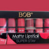 Pack of 6 Bob Super Stay Matte Lipstick Set | Best Quality Matte Lipsticks for Women (random shades) - Image 5