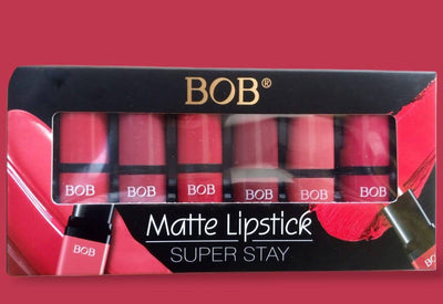 Pack of 6 Bob Super Stay Matte Lipstick Set | Best Quality Matte Lipsticks for Women (random shades) - Image 5