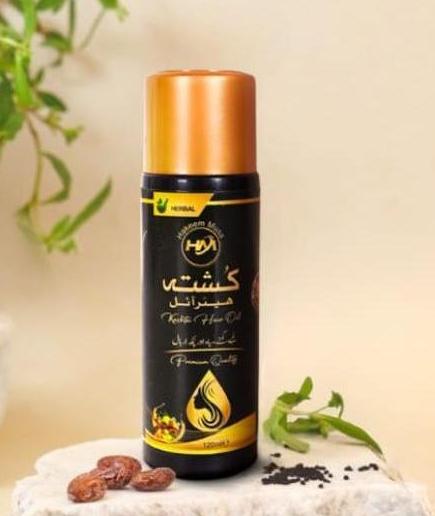 Kushta herbal hair oil for long and healthy hair 120ml - Image 2