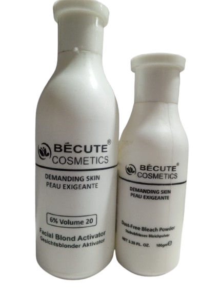 Becute Skin Polish Set – Bleach Powder & Facial Blonde Activator for Radiant and Even Skin Tone - Image 2
