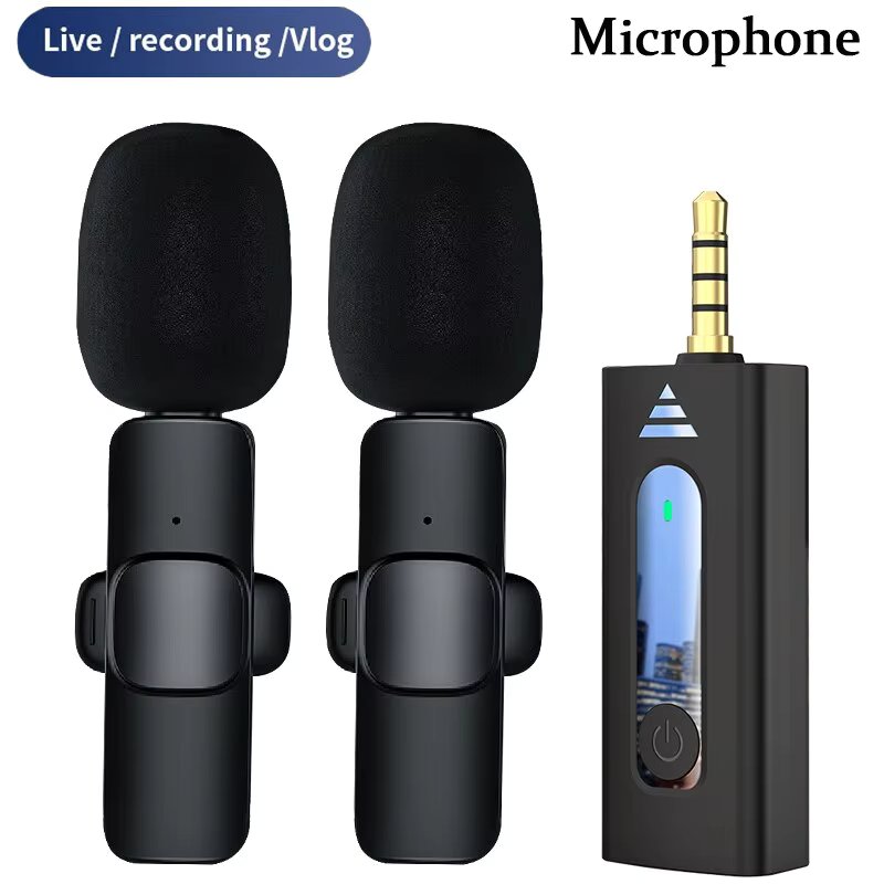 ULTIMATE K35 Professional Vlogging High Quality Collar Wireless Microphone - Image 2
