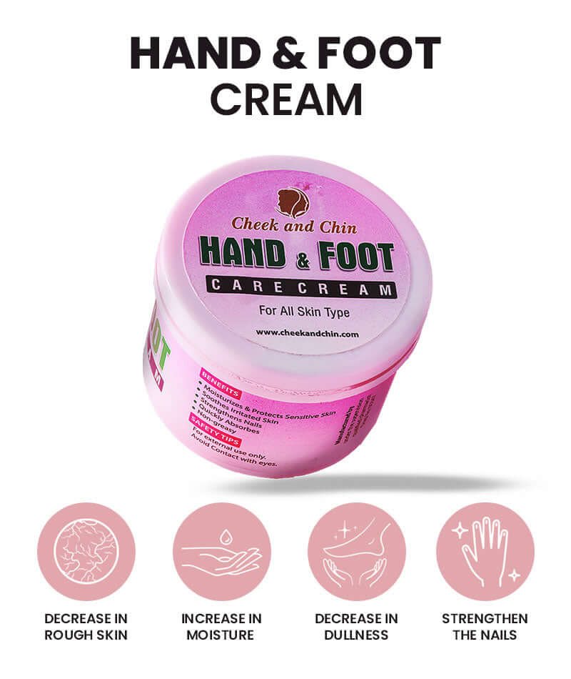 Cheek And Chin Hand And Foot Care Cream Providing Nourishing Formula Effective Moisturizing & Everyday Skin Care - 100g - Image 2