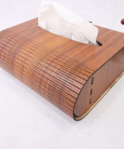 Plain Wooden Tissue Box Elegant Design Smooth Finish Easy Use Durable Construction For Home And Offices