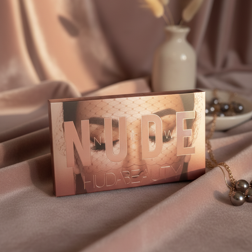 Huda Beauty The New Nude Eyeshadow Palette - 18 Pan Ultra-Pigmented Shadow Collection with Mattes - Image 3
