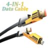 Logilink 60W Fast Charging Data Cable | 4?in?1 Multi USB PD | 1000 mm Length