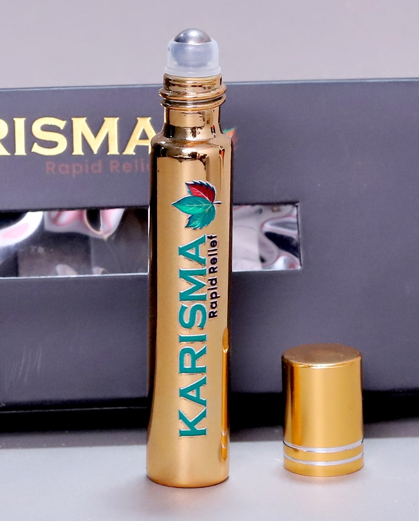 KARISMA Rapid Relief Pain Relief Oil – Fast Acting Roll-On for Headache