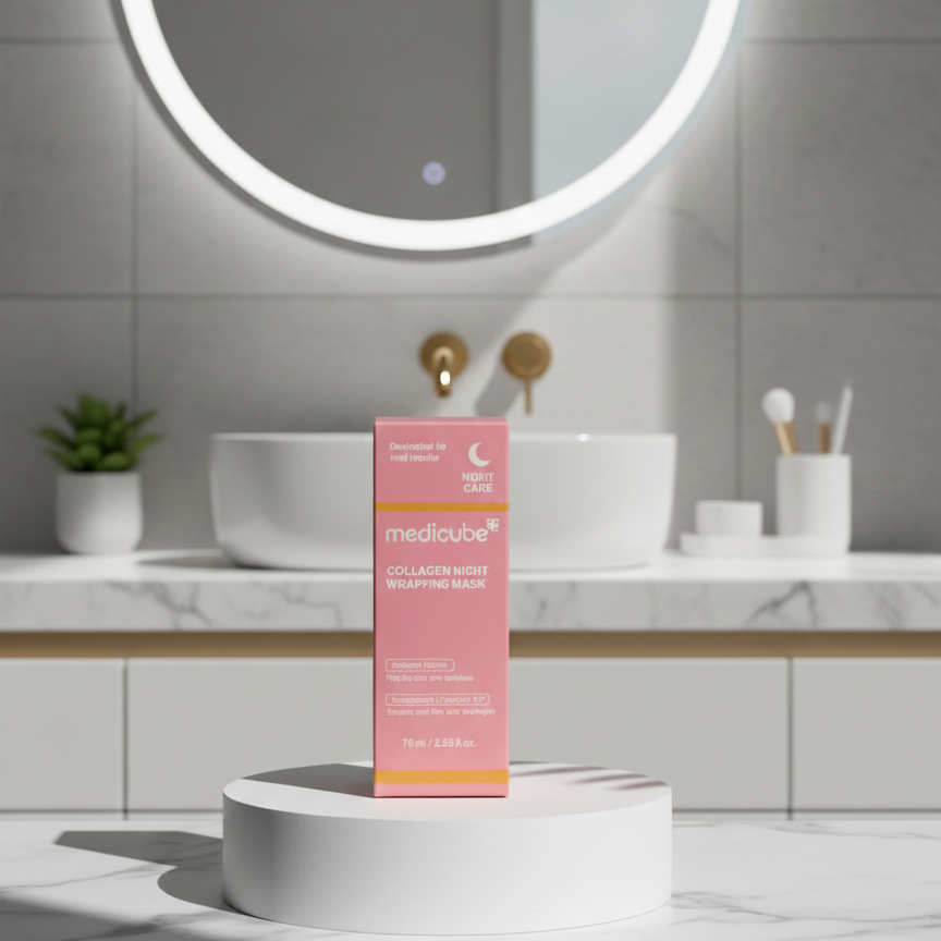 Medicube Collagen Night Wrapping Mask Overnight Elasticity And Hydration Peel Off Mask Providing Gentle Care - 75ML - Image 2