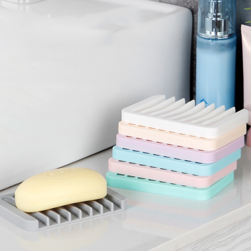 Silicone soap dish Drainer Tray (Green) - Image 3