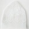 Men's Cotton Knitted Namaz Cap Pack Of 3 Comfortable And Breathable White Prayer Caps For Daily Use