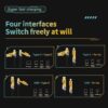 Logilink 60W Fast Charging Data Cable | 4?in?1 Multi USB PD | 1000 mm Length - Image 3