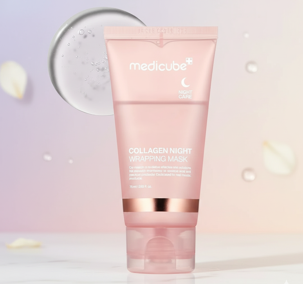 Medicube Collagen Night Wrapping Mask Overnight Elasticity And Hydration Peel Off Mask Providing Gentle Care - 75ML - Image 4