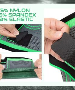 Knee Support Band For Pressure Weaving With 3D Weave Protection Against Injury Pressure Adjustable Knee Support For Men And Women (1 pc)