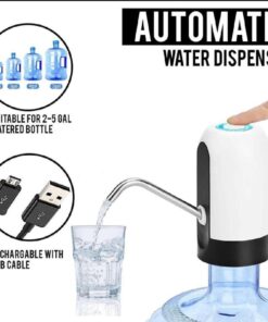 Automatic Electric Water Bottle Pump Dispenser With USB Rechargeable System For Easy One-Touch Water Dispensing At Home