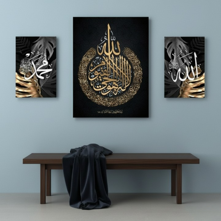 3-Piece Wall Art Frame Set – 2 Small (8x11) & 1 Large (12x16) Decorative Frames with Double Tape for Easy Wall Mounting – Modern Home Decor - Image 3