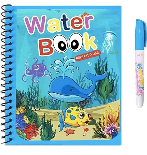 Magic Water Coloring Book for Kids – Reusable Drawing & Painting Fun (Random Colors & Designs) - Image 2