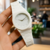 Full White Aura Watch Stylish Design Compact Build Perfect Choice For Daily Use And Fashion Needs (Without Box) - Image 2