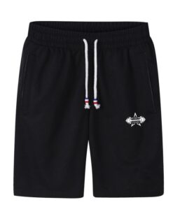 Branded Men’s Shorts Pocket BLACK | MEN | for Gym, Sports & Fitness