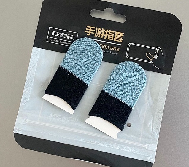 Gaming Finger Sleeves – 2 Pcs Pack Sweat-Proof Breathable Thumb Sleeves for Mobile Gaming - Image 4