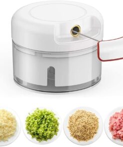 Mini Food Chopper – Hand-Powered Meat Grinder