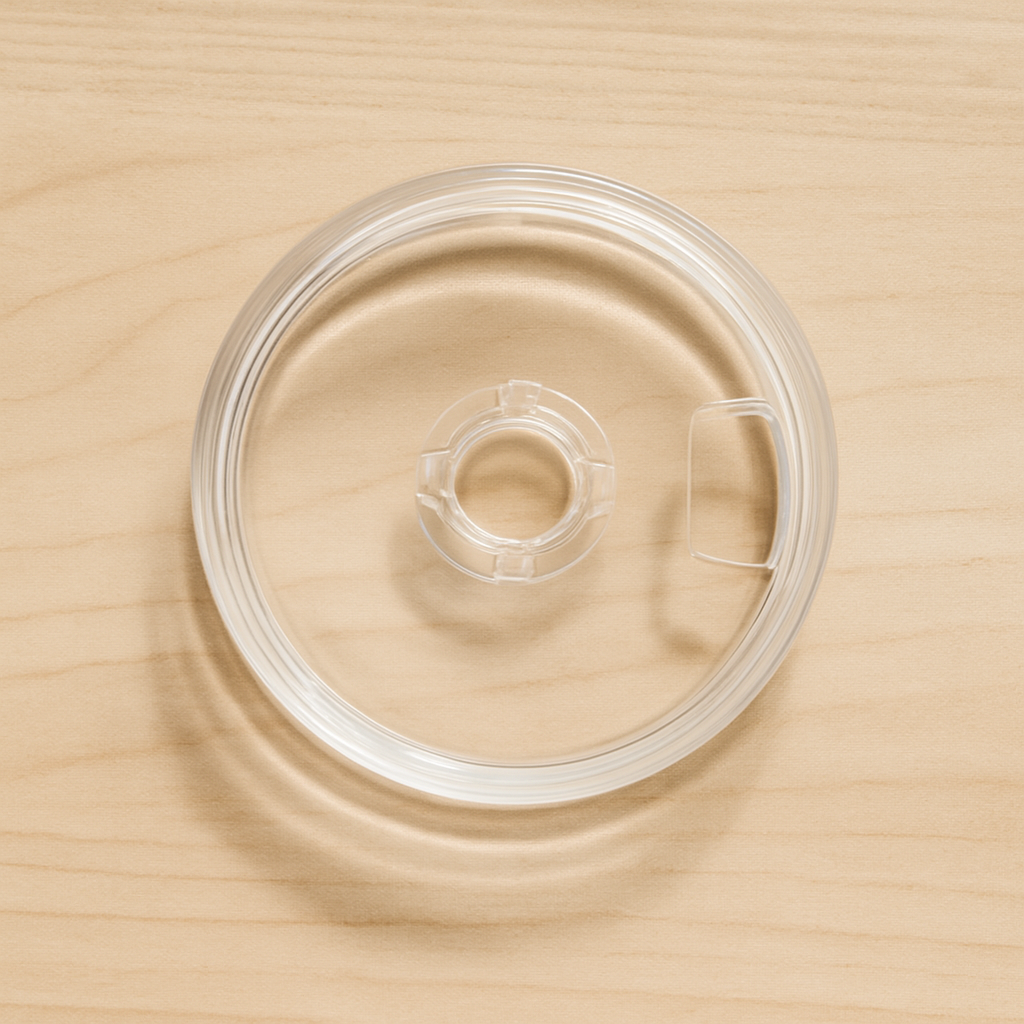 Premium Transparent Tumbler Lid – Spill-Proof