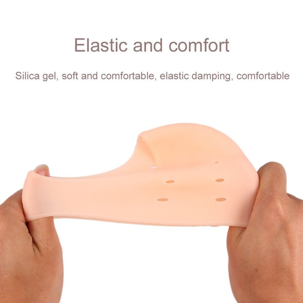 Half Heel Pain Anti-Crack Silicone Set – Unisex Anti-Crack Pain Relief - 01 Pair - Image 4