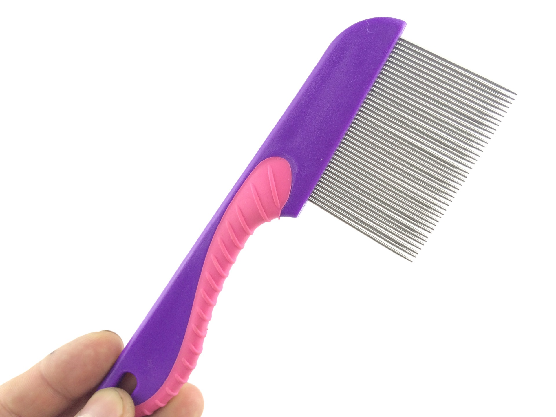 (pack of 3) Stainless Steel Hair Comb Professional Nit Head Hair Lice Comb Long Steel Teeth - MultiColor - Image 5