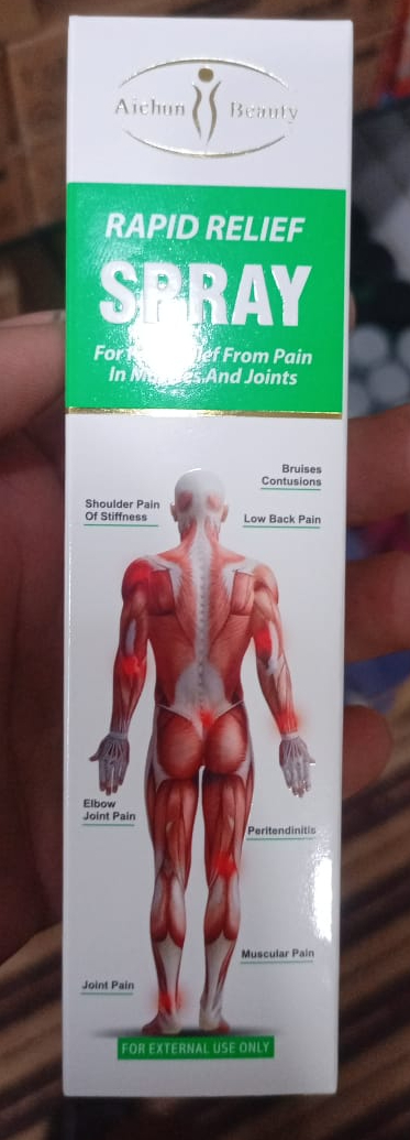 Aichun Beauty Joint Pain Relief Muscle Rapid Relief Spray Fast Absorbing Perfect Choice For Daily Care - 100ML - Image 4
