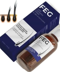 FEG PLUS Hair & Beard Regrowth Spray – Anti Hair Loss Formula with Minoxidil