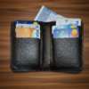 Unisex Slim Cow Leather Wallet – Brown | Minimalist Bifold Card & Cash Holder - Image 4
