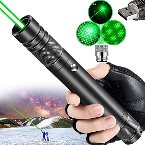 jy-303 Green Laser Pointer – Rechargeable with Lock Key