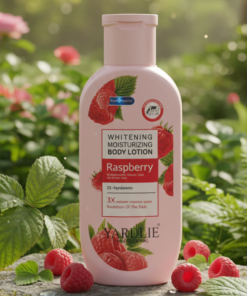 Yardlie Professional Raspberry Whitening & Moisturizing Body Lotion: Enhanced Hydration and Radiance Formula with Hyaluronic Acid and Collagen