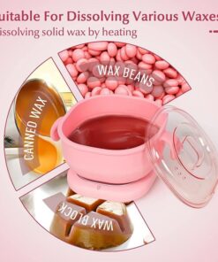 Portable Foldable 400ML Silicone Wax Warmer – Travel-Friendly Hair Removal Heater For Body & Spa Use | Random Color