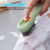 Long Handle Shoe Brush Press Type Automatic Liquid Shoe Brush