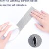 3 Meter - Mesh Roll Tape Window Screen Repair Patch Keep Mosquitoes Out With Anti Insect Self Adhesive Mesh Patch Tape