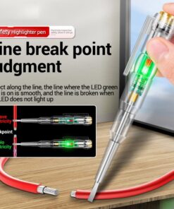 LED Test Pen Intelligent Induction Power Voltage Detector Pen Voltmeter 24-250V Circuit Tester Tool