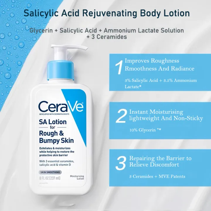 Cerave Sa Lotion For Rough & Bumpy Skin Vitamin D