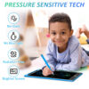 LCD Writing Tablet 10.5" Inch Multicolor Electronic Graphics Tablet Writing Board LCD Writing Pad Drawing Tablet Handwriting Paperless Notepad Graphic Board for Kids - Image 4
